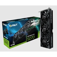 PALIT GeForce RTX 5070 INFINITY 3 12GB GDDR7 192bits 6144CC DX12 NVIDIA DLSS 4 TRIPLE FAN GPU