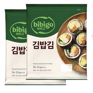 Bibigo Gimbap Seaweed -Premium Roasted Seaweed for Gimbap (22gx2)  Thick • Sturdy • Perfect for Roll