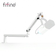 Low Profile Boom Arm Microphone Stand, Adjustable Metal Mic Boom Arm Stand With Cable Management Cha