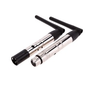 Lixada 2.4G ISM DMX512 Wireless Male & Female 2 in 1 XLR Receiver & Transmitter