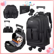 Rolling Backpack 4 Wheels Detachable Travel Backpack Waterproof Laptop Bag Trolley Backpack