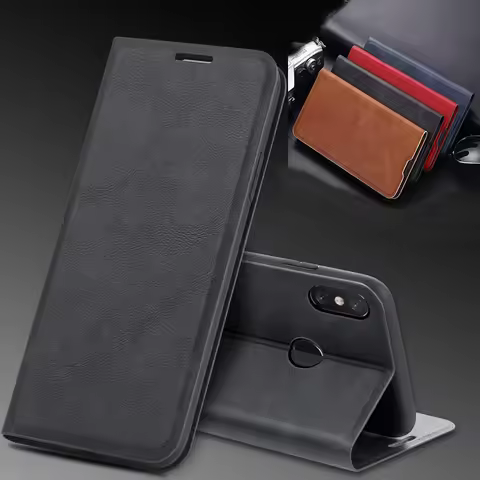 Magnetic Business Phone Case For Xiaomi Mi Max 3 Case For Xiaomi Mi Max 3 2 Cover Card Holder Flip W