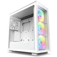 NZXT H7 Elite 2023 Premium RGB ATX Mid-Tower PC Case/ WHITE