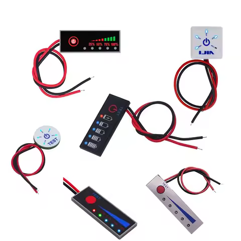 1S-7S Intelligent Battery Display Lithium Battery Level Indicator 3.7-72V 18650 Lipo Li-ion Capacity