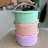 TUPPERWARE Tup Tiffin Set 550ml | Food Storage | Bekas Makanan | Mangkuk Tingkat Viral