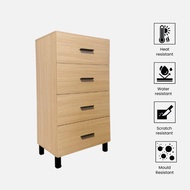 VHIVE Nora 60cm 4-Drawer Chest-of-Drawe