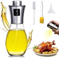 CLARITYKG 食用油噴霧器 - 200 毫升橄欖油噴霧瓶，適用於沙拉、燒烤、燒烤烘焙、燒烤