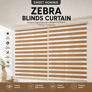 Blackout Zebra Blinds Curtain Window Bidai Tingkat Dapur Zebra Bidai Langsir Curtain Blind Langsir 9