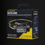 Genuine Nitecore HC70 UHE 1600lm Head Flashlight