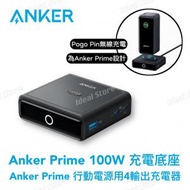 Anker - Prime 100W 充電底座 A1902 (Anker Prime 行動電源用)｜4輸出充電器｜USB 充電器