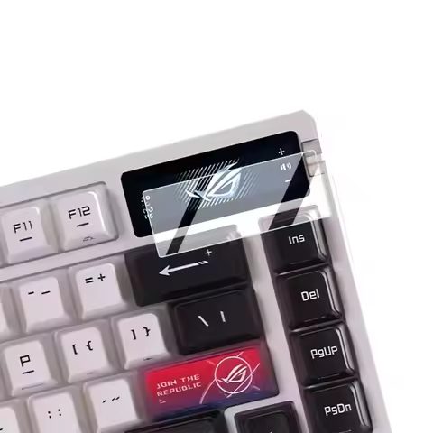 Tempered Glass film 9H Screen protector for ROG Azoth Extreme 75% Mechanical Keyboard Small Window