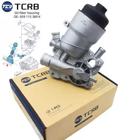 Aluminum Oil Filter Housing For Audi A6 Quattro A7 A8 Q5 Q7 VW Touareg 3.0L TDI 059115389P 059115389