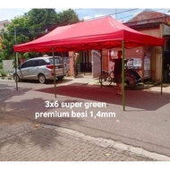 Tenda Lipat Super premium 1,4mm ukuran 3x6 meter