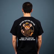 Police Headquarters T-Shirt, Pay, Pay, Forward, Don't Go Away YANG Pay, Cotton Combed 24s Distro