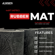 Thick & Wide Anti-Slip Rubber Mats (10mm Thick) Multi-purpose Heavy duty | Flooring |Rubber Matting 