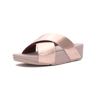 fitflop Thick-Soled Slippers Women Summer New Style Sheepskin Cross Sandals Trendy Versatile Outer W