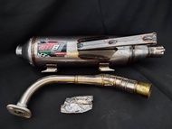 NMAX V2 AEROX V2 POWER PIPE MT8 RATLOOK STAINLESS TIP YAMAHA NMAX V2 AEROX V2