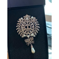 Rizman Ruzaini RR Pearl Brooch in Silver