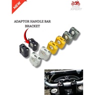 Handle Bar Bracket Adapter 28to22mm Extension Motorcycle Superbike Motocross **4pcs**