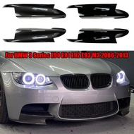 For BMW 3 Series E90 E91 E92 E93 M3 2006-2013 Front Bumper Canards Lip Splitter Body Kit Cover Trim