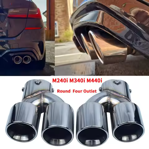 For BMW Exhaust Tail Pipe G20 G21 M340i G42 M240i G23 M440i Upgrade M Performance Stainless Steel Mu