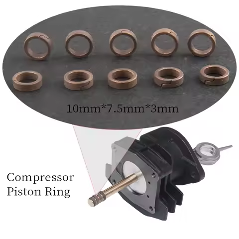 PCP 10*7.5*3mm Two-Piston compressor Ring High Pressure Air Compressor Piston Accesories Second Stag