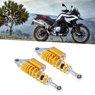 shopp and Stable Motorcycle for ATV SUV 340 Mm Rear Suspension Spring Pair Universal (Black Silver)