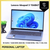 Lenovo Ideapad 3 15ABA7 Ryzen 5 5625U 16GB RAM 512GB NVMe SSD Win 11 HSL Refurbished Laptop