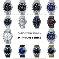 Casio Standard นาฬิกาข้อมือผู้ชาย สายแสตนเลส รุ่น MTP-VD01D MTP-VD01D-2B MTP-VD01D-1B MTP-VD01D-1E2 