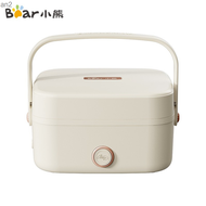 Bear DFH-D10Q1 three-grid electric lunch box water-free office portable lunch box 1L an