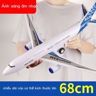 A380A330C919 Simulation Super Large Space Plane Model Passenger Plane Decoration Toy with Wheels x