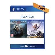 PS4 Game Disc : Mega Pack God Of War & Horizon Likenew