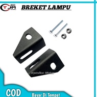 HONDA D2 laser foglamp pnp spotlight Bracket vario 125 150 & 160 led new one set plus bolts