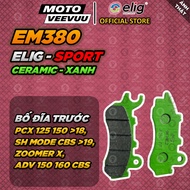 [MTVV] ELIG SPORTS CERAMIC EM380 disc brake pads For PCX 125 150 >18 SH Mode CBS >19 Zoomer X ADV CB