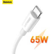 Baseus Supervooc PD65W USB To Type C Cables 6.5A Fast Charging Smart Phone Data Cable For OPPO Realme One Plus Xiaomi Charger