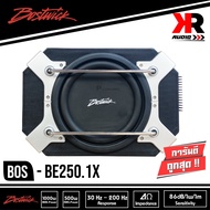 ตู้ซับสำเร็จรูป 10นิ้ว BOSTWICK BOS-BE250.1X มีแอมป์ขยายในตัว เสียงดัง เสียงดี ลงตัวกับการติดตั้งในร