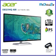 Acer EB321HQ Abi 31.5" IPS 4MS 60HZ FHD Monitor