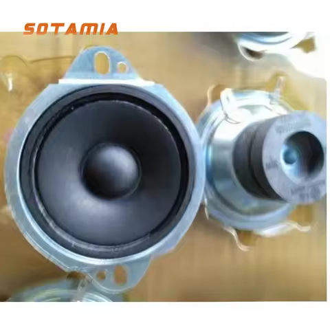 SOTAMIA 2Pcs 2 Inch Tweeter 8 Ohm 30W Treble Speaker Warped Paper Audio Sound Music Speaker Cone Dua