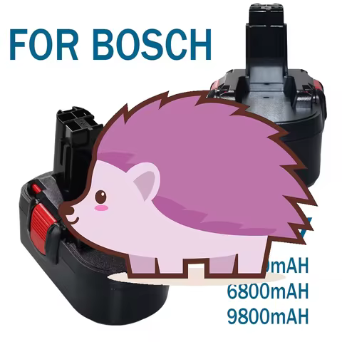 18V 4.8/6.8/9.8Ah Remplacement Battery For Bosch BAT025 BAT026 BAT160 2607335277 2607335535 26073357