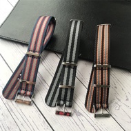 Omega Nylon Strap Strap with Omega 007 Men's Hippocampus 300 Speedmaster Canvas 20 Watch Chain