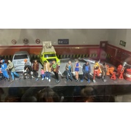 Hotwheels Diorama Figure Set