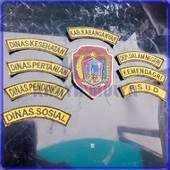 Embroidery of Service Uniform Attributes, Embroidery of the Complete Service Uniform Attributes - KM