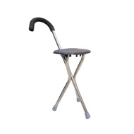 AT&amp;💘Factory Direct Sales Stainless Steel Elderly Crutches Stool Stool out Climbing Crutches Walking Stick Walking Stick
