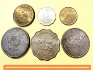 1997 香港回歸記念幣 特別圖案 1套6個 1亳 2毫 5毫 1元 2元 5元 硬幣 $0.1 $0.2 $0.5 $1 $2 $5
