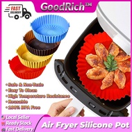 Reusable Air Fryer Oven Silicone Pot BPA-Free Non-Toxic Food Safe Air Fryer Accessories Air Fryer Basket Periuk Silikon Reusable