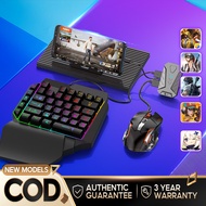 PUBG Mobile Gamepad Controller Bluetooth Gaming Keyboard Mouse Converter Upgraded 6 Piece Gaming Set