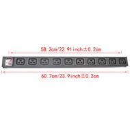 IEC C14 port PDU Power Strip 2-18 Ways power Cabinet socket Singapore C19 Outlet with Power