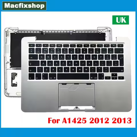 Original A1425 Topcase UK Keyboard Backlit 2012 2013 Year For Macbook Pro Retina 13.3 inch A1425 Key