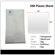 HM Plastic Sheet Food Wrapping Sheets Deli and Bakery Wrap Plastic Sheets Plastic Sheet Bungkus Maka