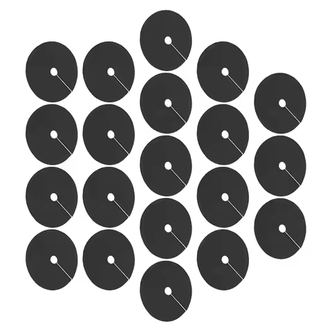 40Pcs Round Tree Guard Mulch Rings High-Density Non-Woven Anti-Grass Fabric Weed Control Ring Cloth 